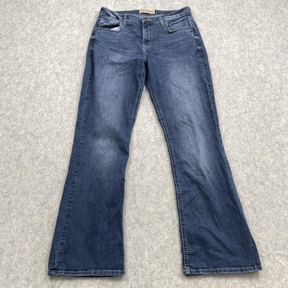 Silver Jeans Curvy High Bootcut Jeans Womens 14 (31x30) Blue Wash Stretch Denim